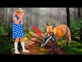 Змея страшно шипела глядя девочке пряма в глаза. Как вдруг случилось невероятное!