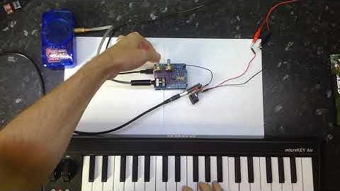 Arduino MIDI R2R Digital Audio