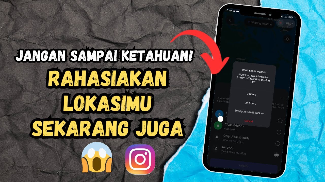 Cara Sembunyikan Lokasi Kita dii Instagram