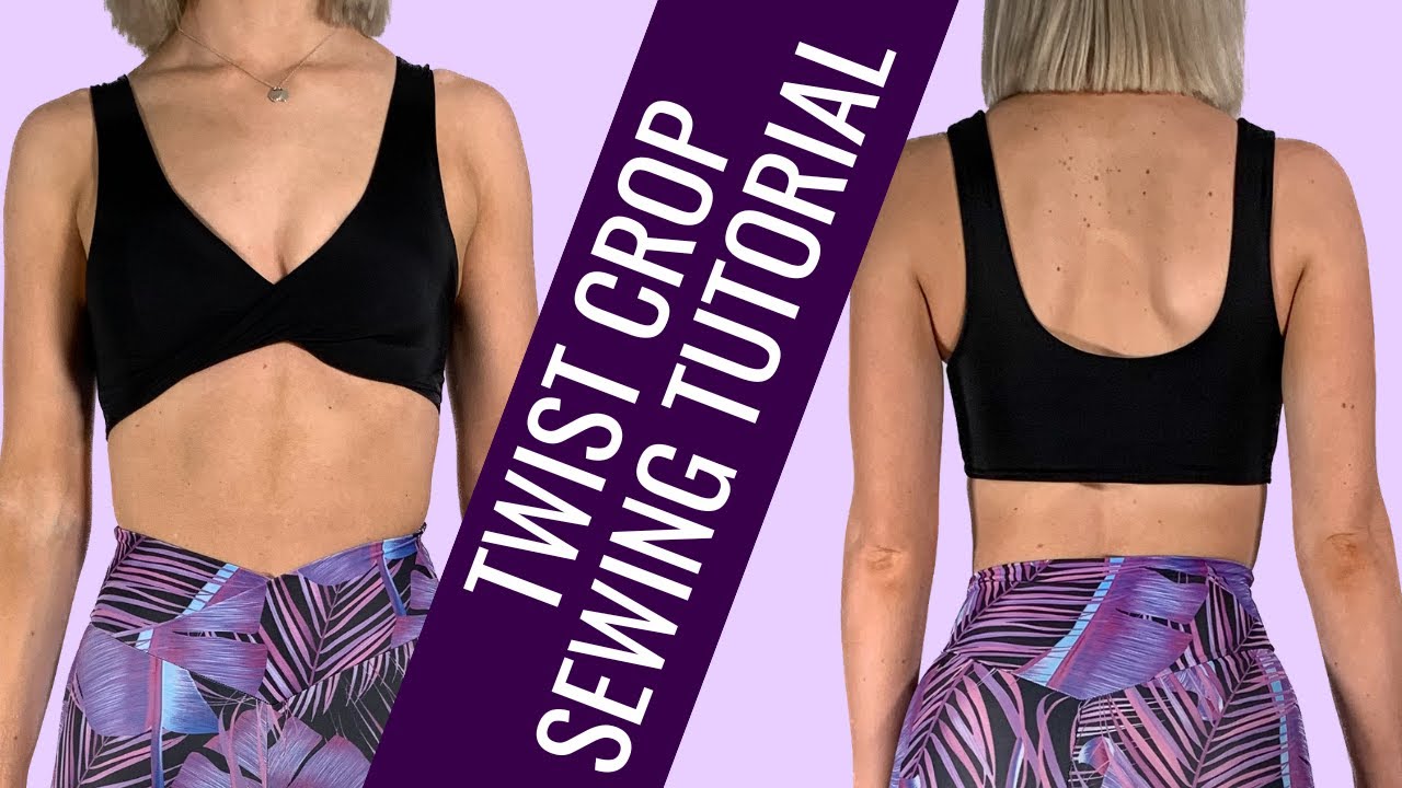 Twist Crop Sewing Tutorial | Nat's Patterns - YouTube