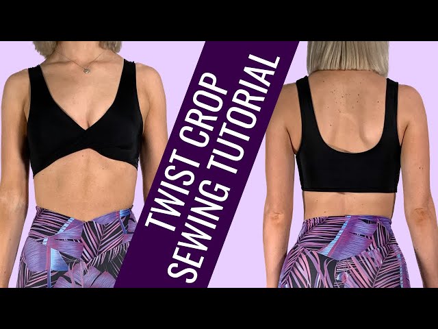 Twist Crop Sewing Tutorial | Nat's Patterns - YouTube