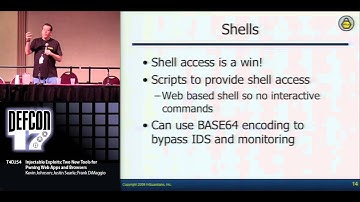 DEF CON 17 - Kevin Johnson and Panel - Injectable Exploits