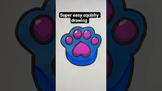 Squishy drawing tutorial| Super easy to follow the tutorial #drawing #artprojectsforkids #animalart