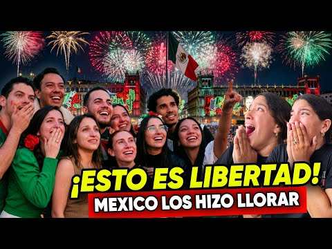 CUBANOS🇨🇺 viven por 1ra vez el GRITO de MÉXICO🇲🇽 y TERMINAN LLORANDO😭 ¡Ojalá CUBA fuera así😰!