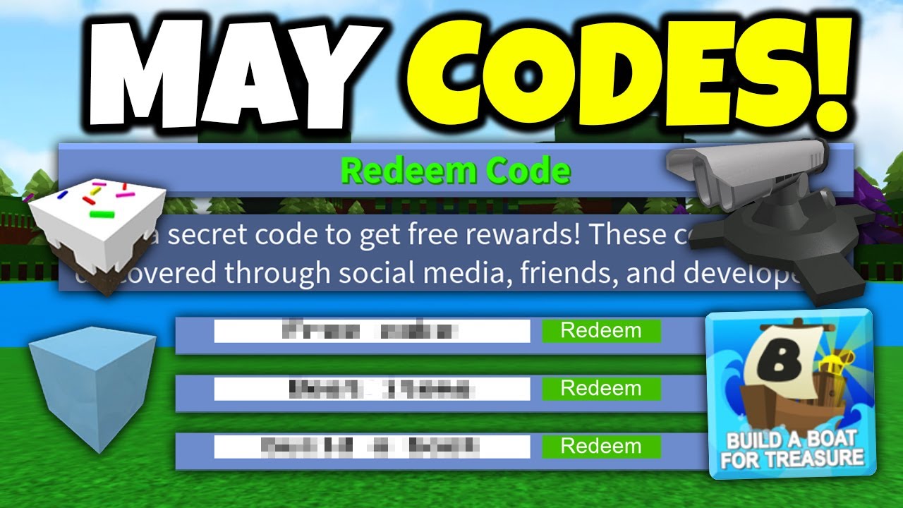 All Codes in Build A Boat For Treasure !