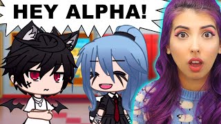 Roommates With The Alpha 🐾 (Gacha Life Mini Movie Reaction)