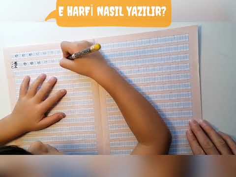 1. SINIF E HARFİ YAZIMI