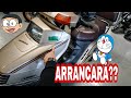 Arrancamos Moto 🤖 Doraemon parada hace años. Honda 250 elite freeway spacy