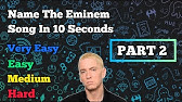 Guess The Rap Song Eminem | Do YOU Know The Lyrics? - YouTube