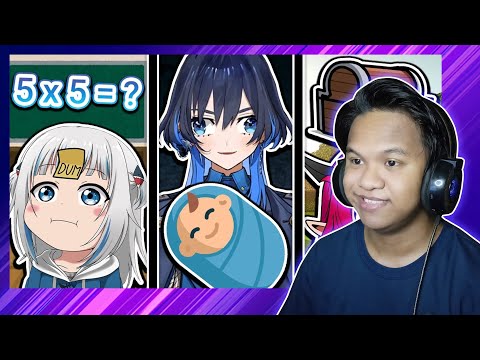 【Reaction】Hololive EN's Funniest Smol Brain Moments | CLIPS#76