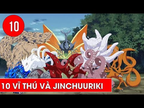 Video Top 10 vĩ thú và Jinchuuriki trong Naruto - youtube