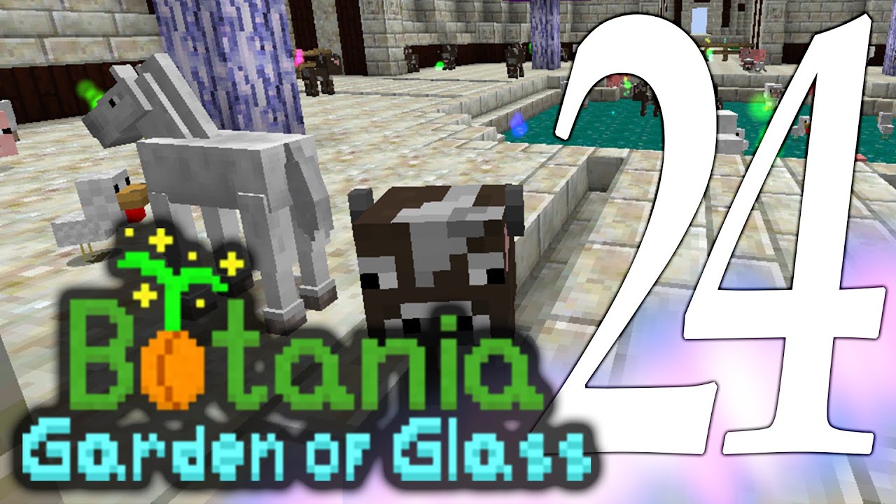 Botania: Garden Of Glass - Drum Of The Wild & Our First Challenge! #4  [Modded Minecraft Skyblock] 