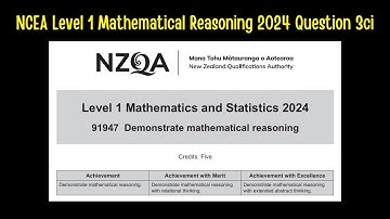 NCEA Level 1 Mathematical Reasoning 2024 Question 3ci
