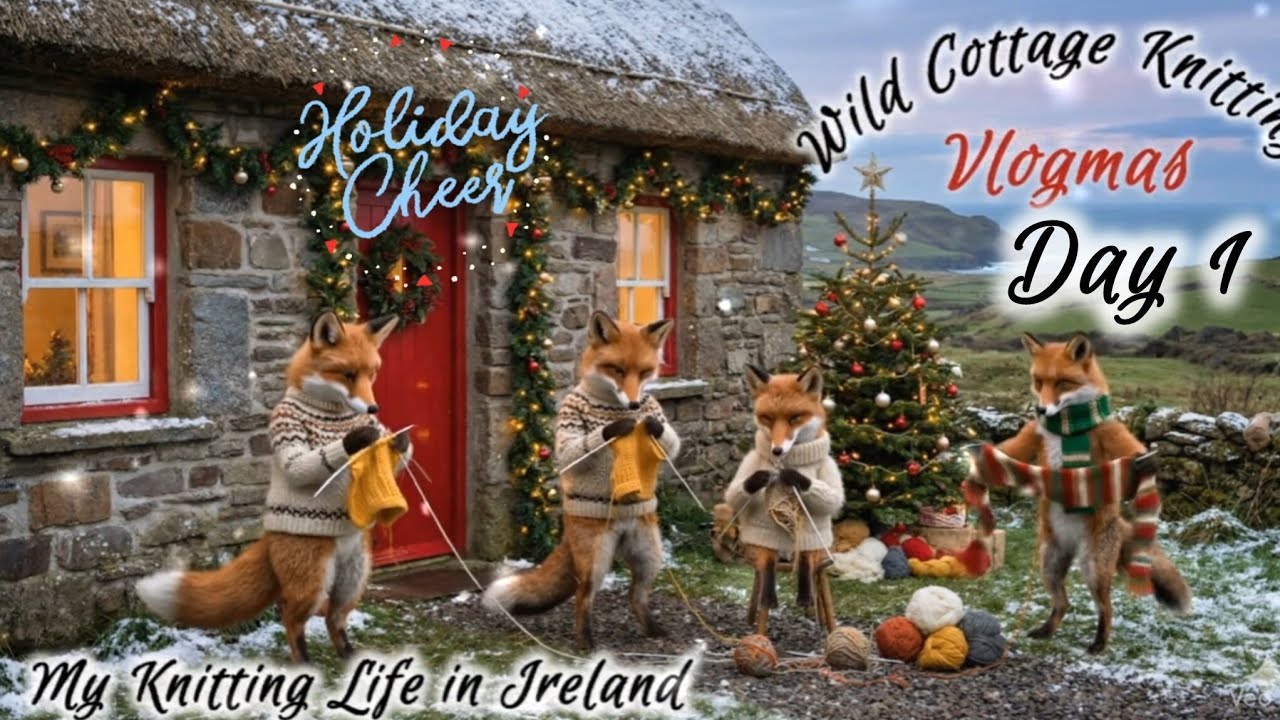 Моя вязальная жизнь в Ирландии: знакомство с нами и первый день #Vlogmas
