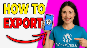 How To Export WordPress Content (Backup Export 2025)