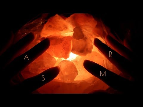 Gemütliche Salzkristalllampen-Atmosphäre mit leisem Knistern - ASMR (Deutsch/ German)