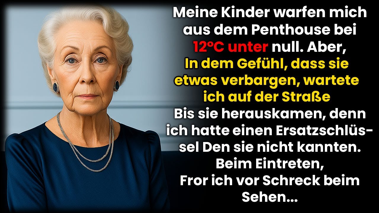 Meine Kinder warfen mich bei -12 Grad aus meinem Penthouse – doch dann geschah etwas Unglaubliches…