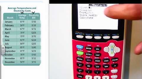 Find the best line fit (Linear Regression) with TI-84 plus (PART II)
