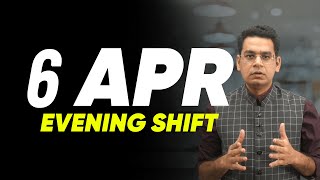 🚨6th April Evening Shift Analysis in 90 seconds | JEE Main 2024 | MathonGo | Anup Sir