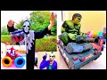Clash of the Giants Spider-Man, Hulk and Venom in Real Life #Spider-Man #Hulk #venom