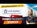 All information about Hyosung T&amp;D for Campus Placement Interviews