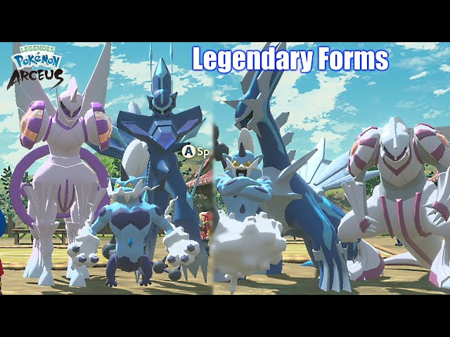 Pokemon Legends Arceus Legendary Pokemon