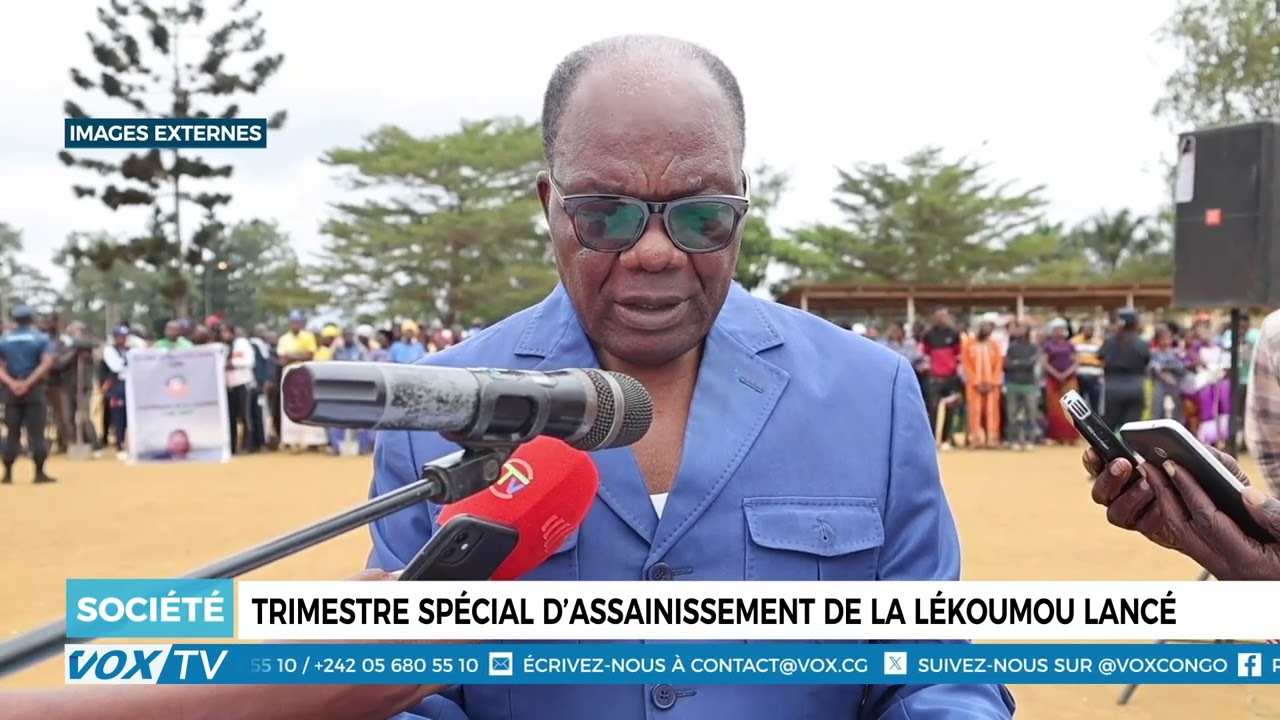 Trimestre spécial d’assainissement de la Lékoumou lancé