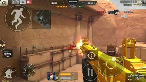 Tập kích chơi map kim tự tháp cầm aa12 gold thẩm du