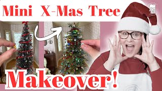 Upscale a Basic Bottle Brush Tree into a realistic Miniature Christmas tree for your Dollhouse!