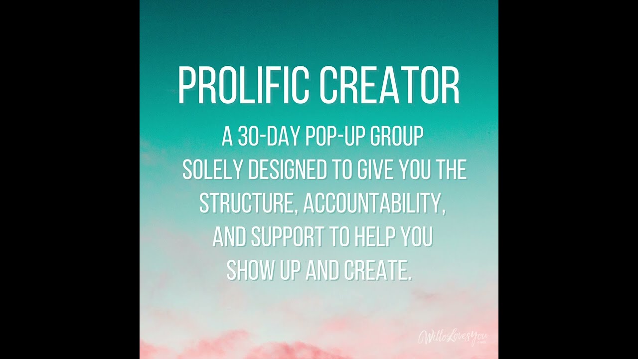 Prolific Creator Program
