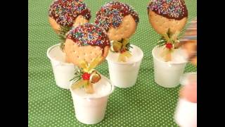 Pirulito de Biscoito Divertido para o Natal