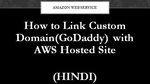 How to Host a Website in AWS (IIS) and Associate it With a Custom Domain(GoDaddy)hindi