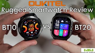 Oukitel BT10 vs BT20 Rugged Smartwatch Review