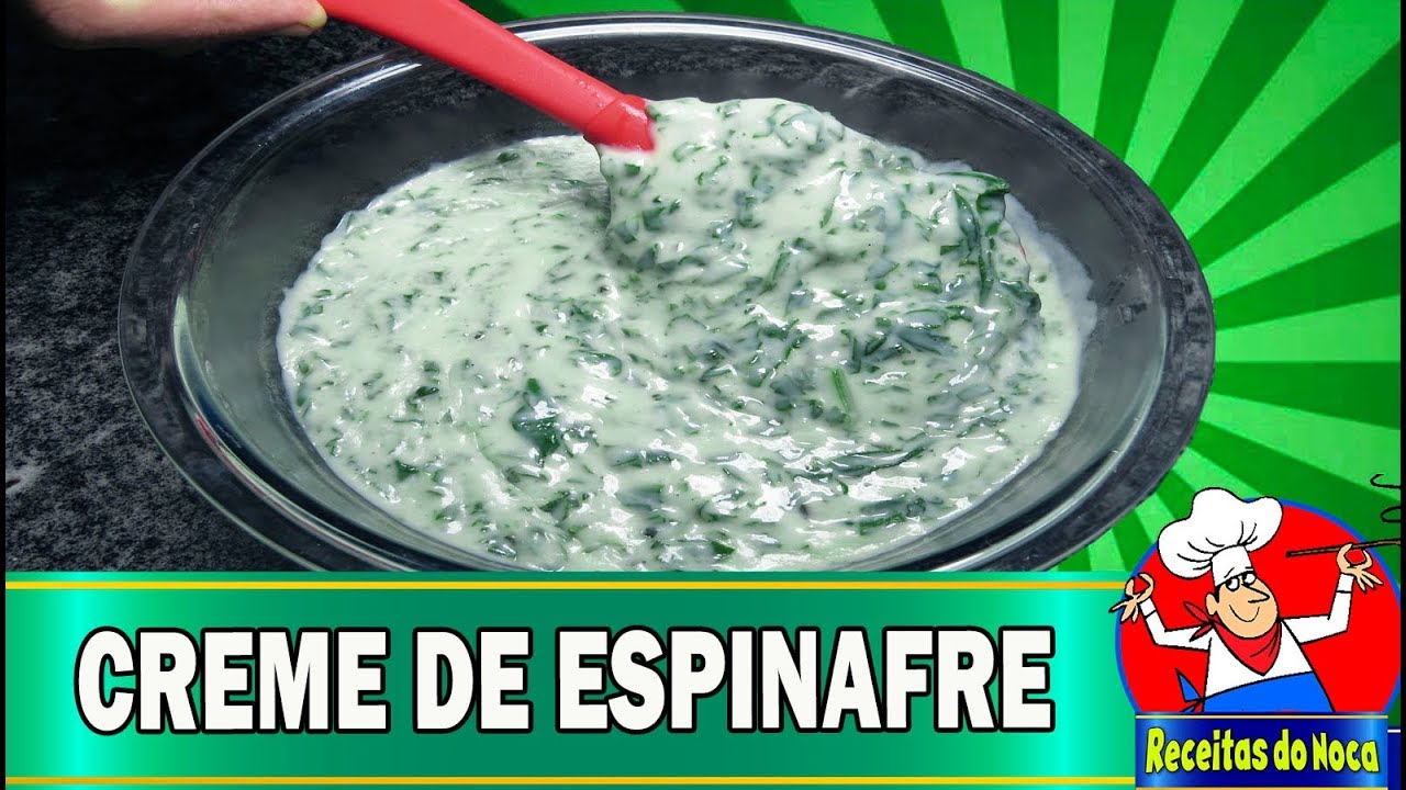 Como fazer CREME DE ESPINAFRE