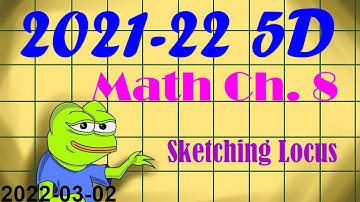 【2022-03-02】SPYC 5D Math Ch. 8.1, 8.2 Sketching Locus
