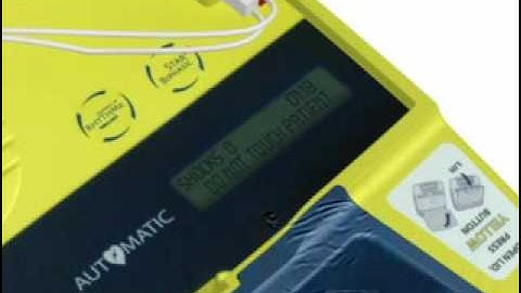 UK AED defibrillator Powerheart G3 Plus user demo Cardiac Science