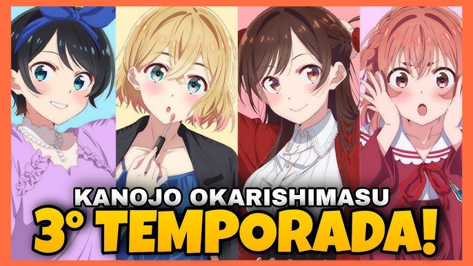 ONDE ASSISTIR KANOJO OKARISHIMASU 3 TEMPORADA! 