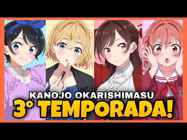 Terceira Temporada de Kanojo Okarishimasu Anunciada