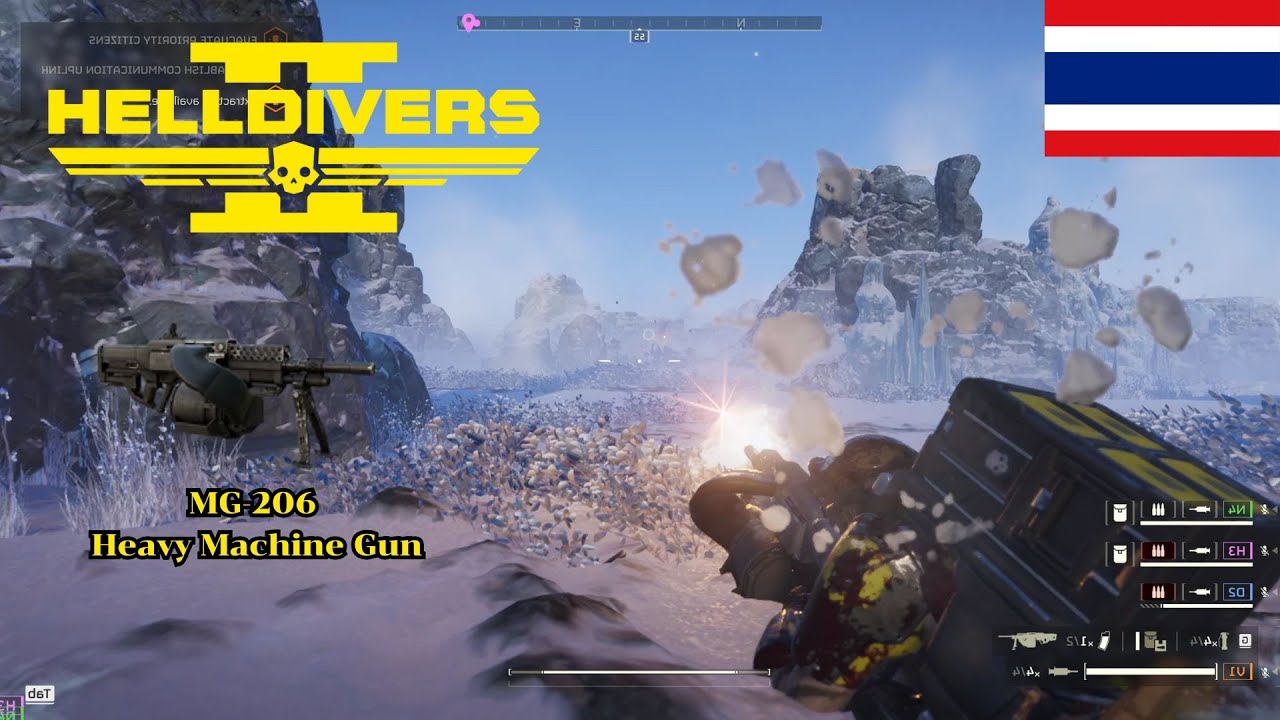 HELLDIVERS 2 M206 HMG และ JAR-5 - YouTube