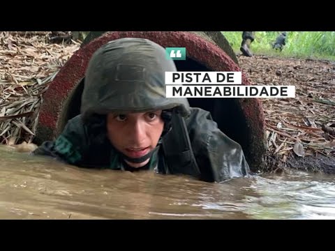 Pista de maneabilidade - Formação Básica para Fuzileiro Naval