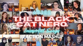 ATEEZ(에이티즈) - 'The Black Cat Nero' Immortal Songs Performance REACTION MASHUP