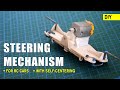 How to make RC Car Steering that Self-centers - Front Axle | Toy-grade Mechanism