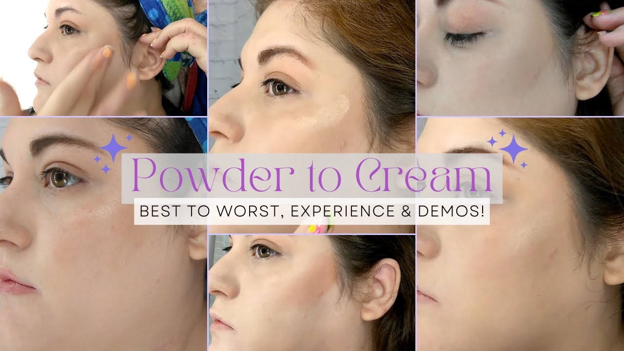 Powder to Cream Makeup // Best to Worst, Experience & Demos! YouTube