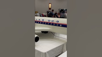 The Cutaway Sales Model for the Douglas DC-8 at Airliners International #aviation #dc8 #shorts