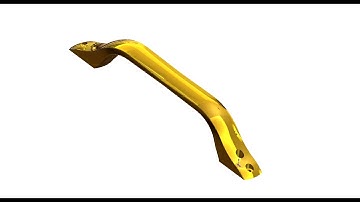 Car Door Handle | HM | SolidWorks Modeling Exercise