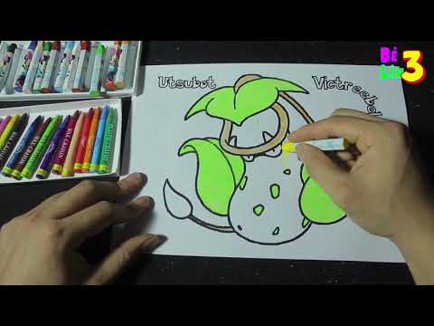 Bé Học Màu Sắc bằng Tiếng Anh Khi Tô Màu Pokemon Utsubot #5