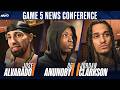 Jose Alvarado, OG Anunoby, Jordan Clarkson, and Deuce McBride on Knicks Game 5 win over Hawks
