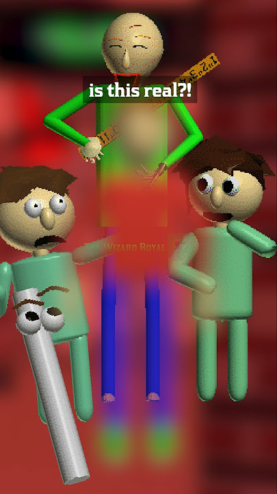 New Student as Player? That's Possible? (Spoilers) #baldisbasics #shorts #ytshorts