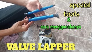 VALVE LAPPER & HOW TO USE IT (valve lapping tool)