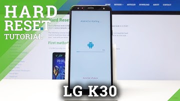HARD RESET LG K40 - Wipe Data / Bypass Lock Screen